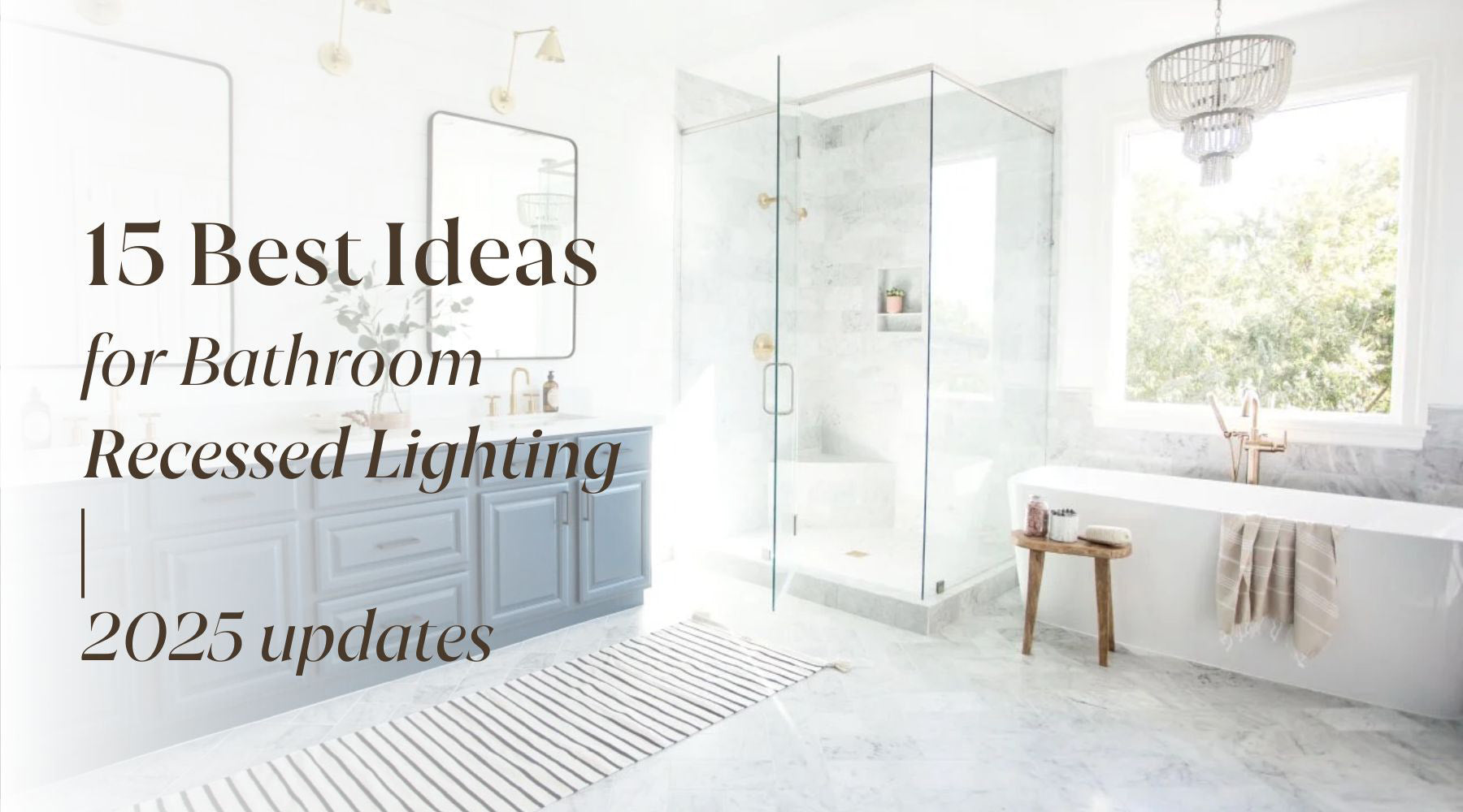 bathroom recessed lighting ideas