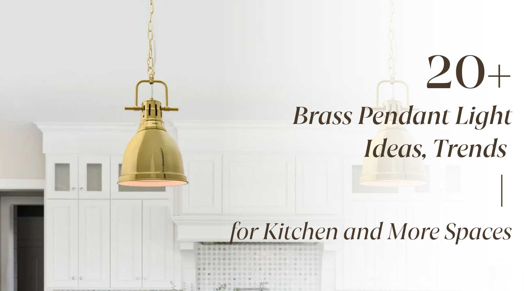 brass pendant light