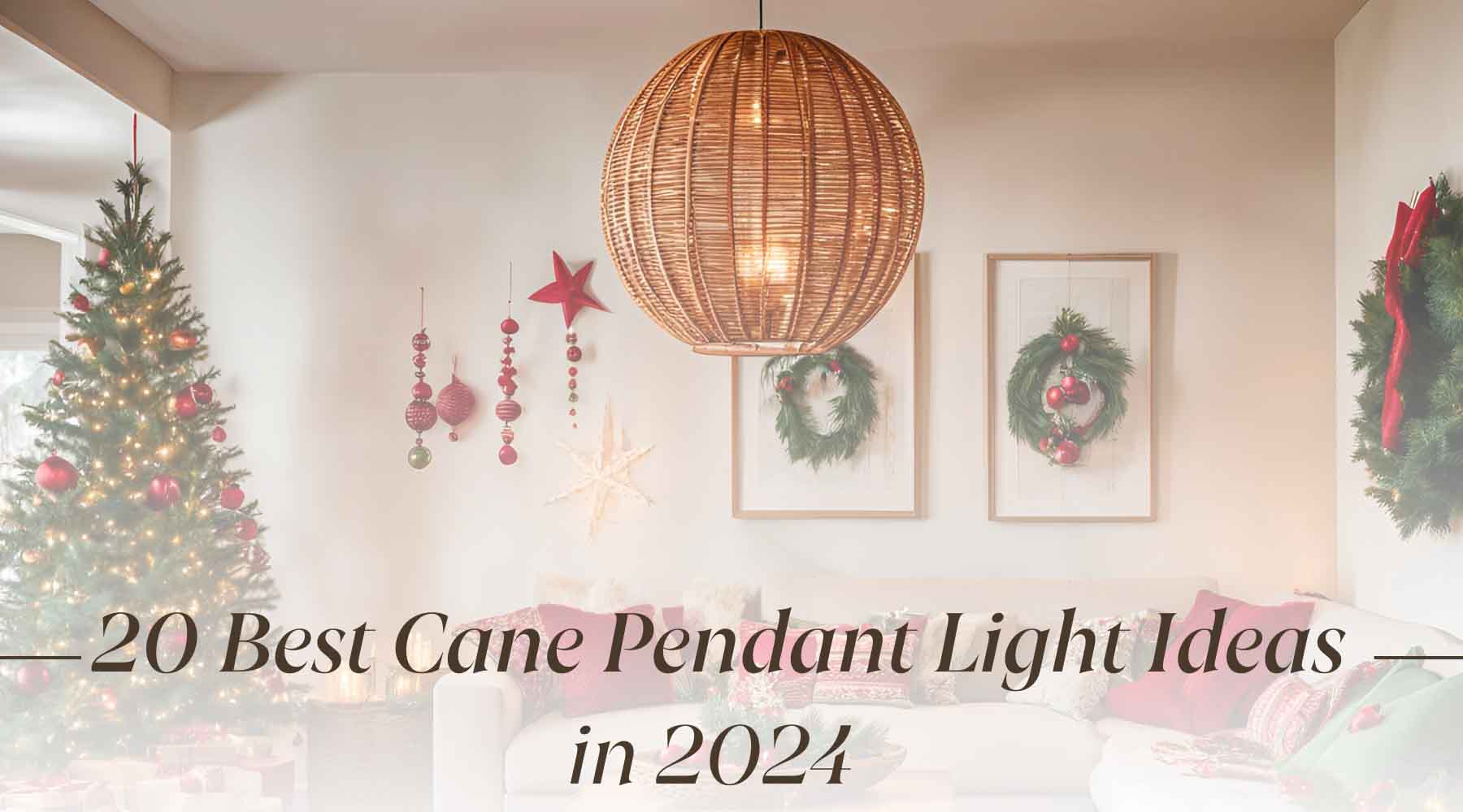 cane pendant light