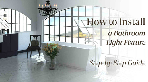 how to instal a bathroom light fixture