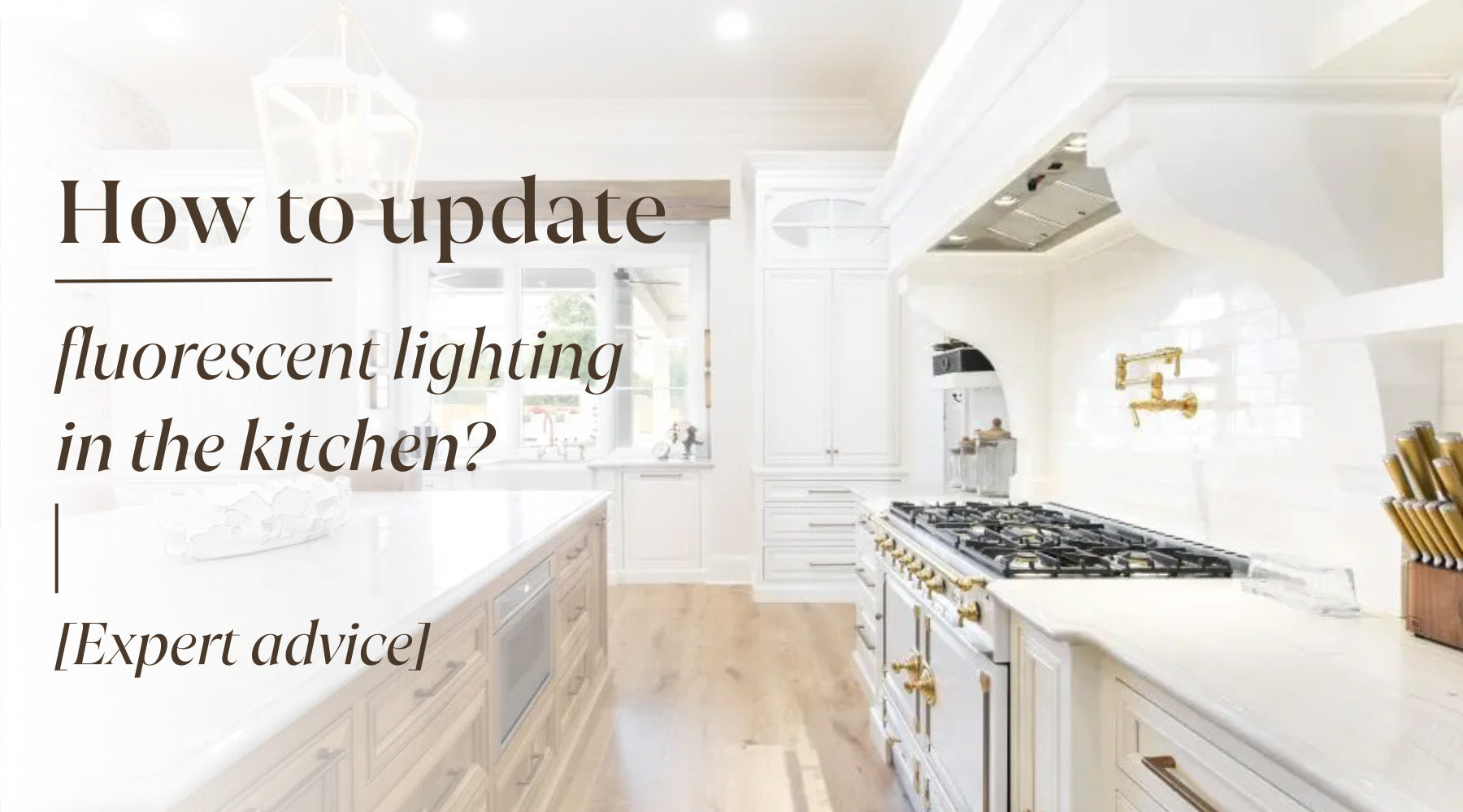 how to update fluorescent lighting in kitchen