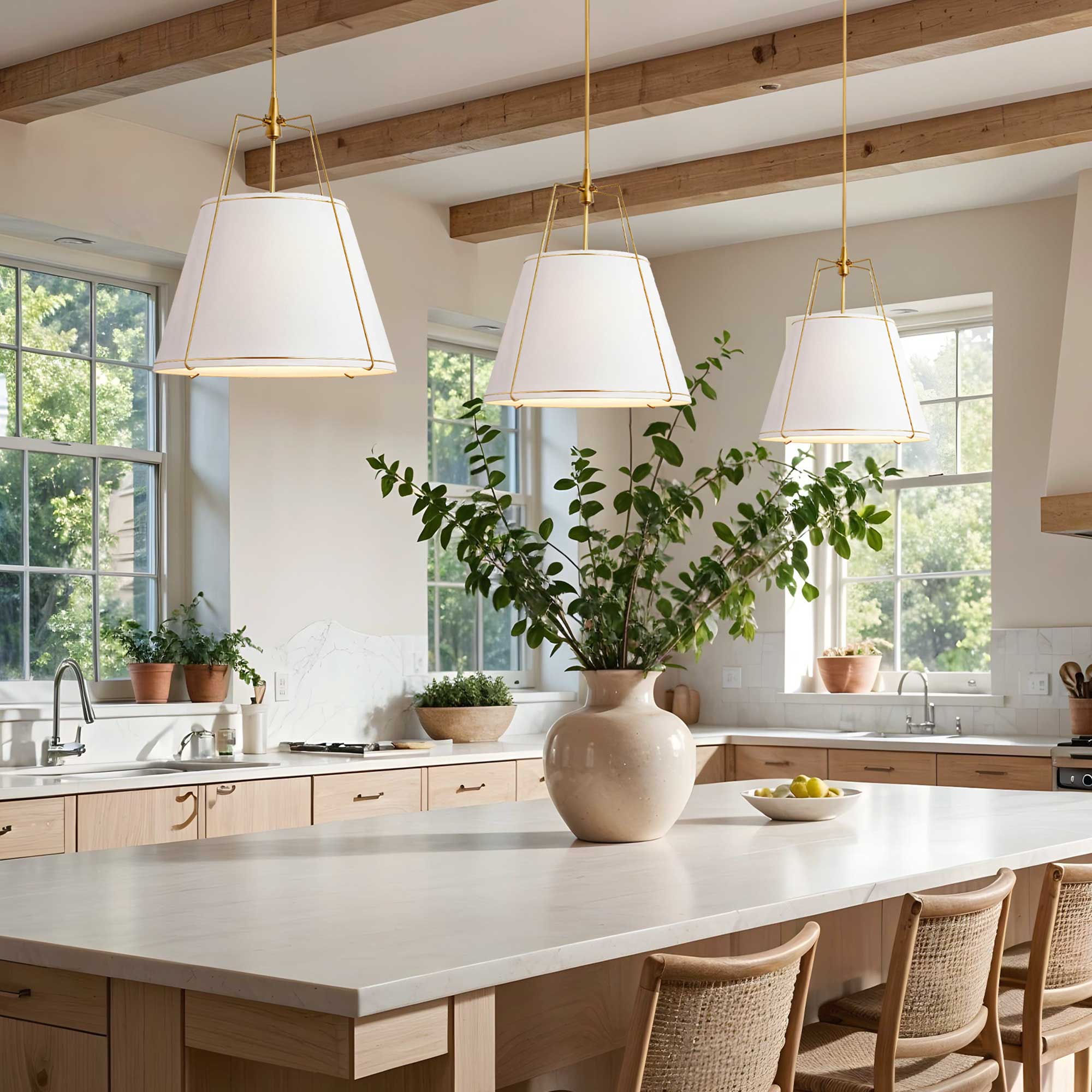 Arthur White Pendant Light