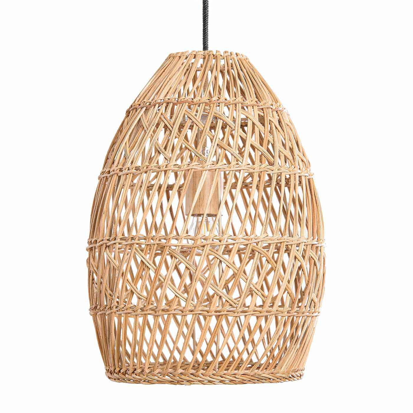 callie rattan pendant light indoor