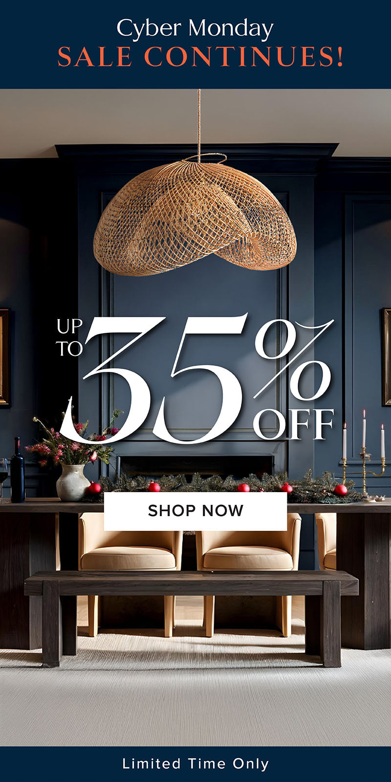 cyber monday extend rattan light