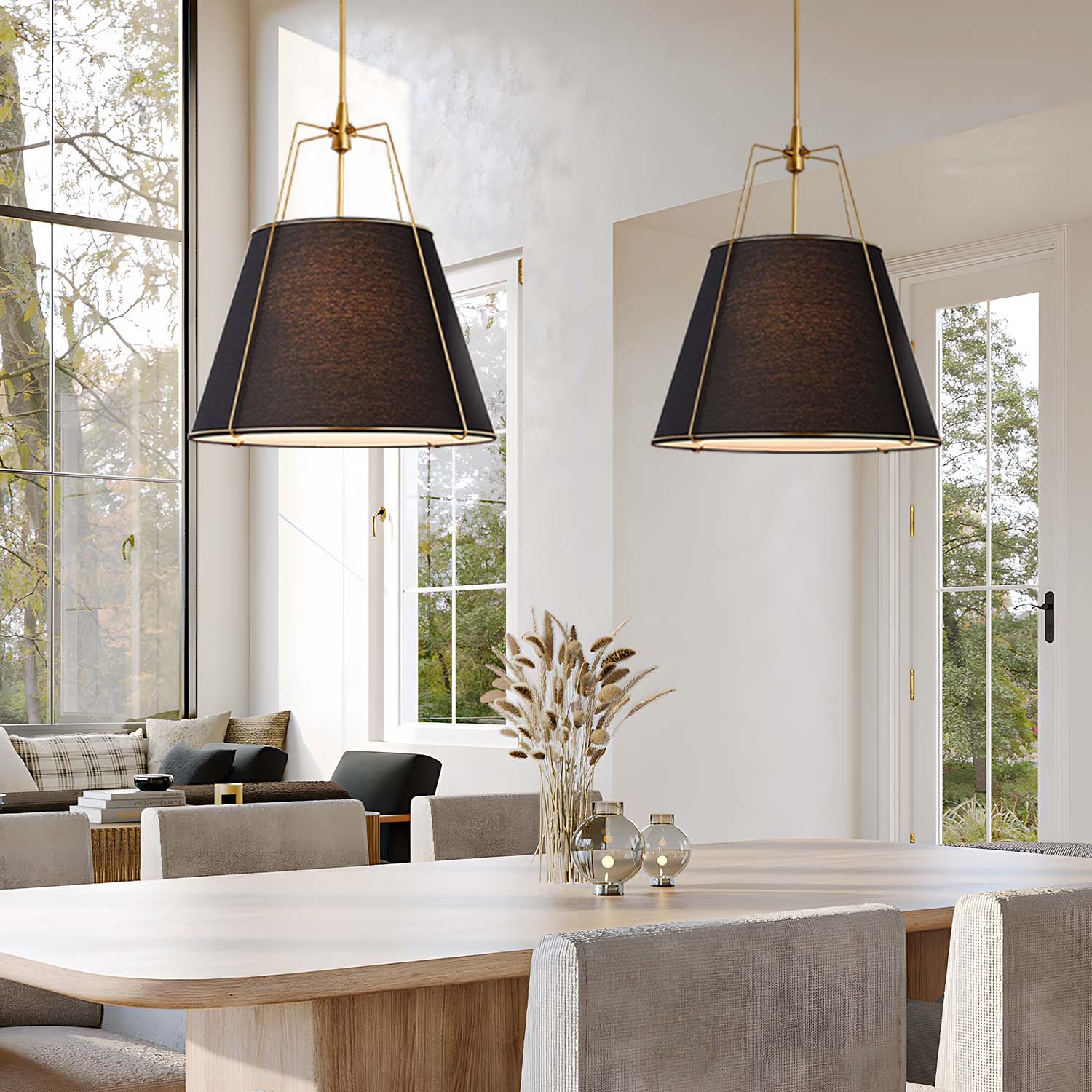 Arthur Black Pendant Light