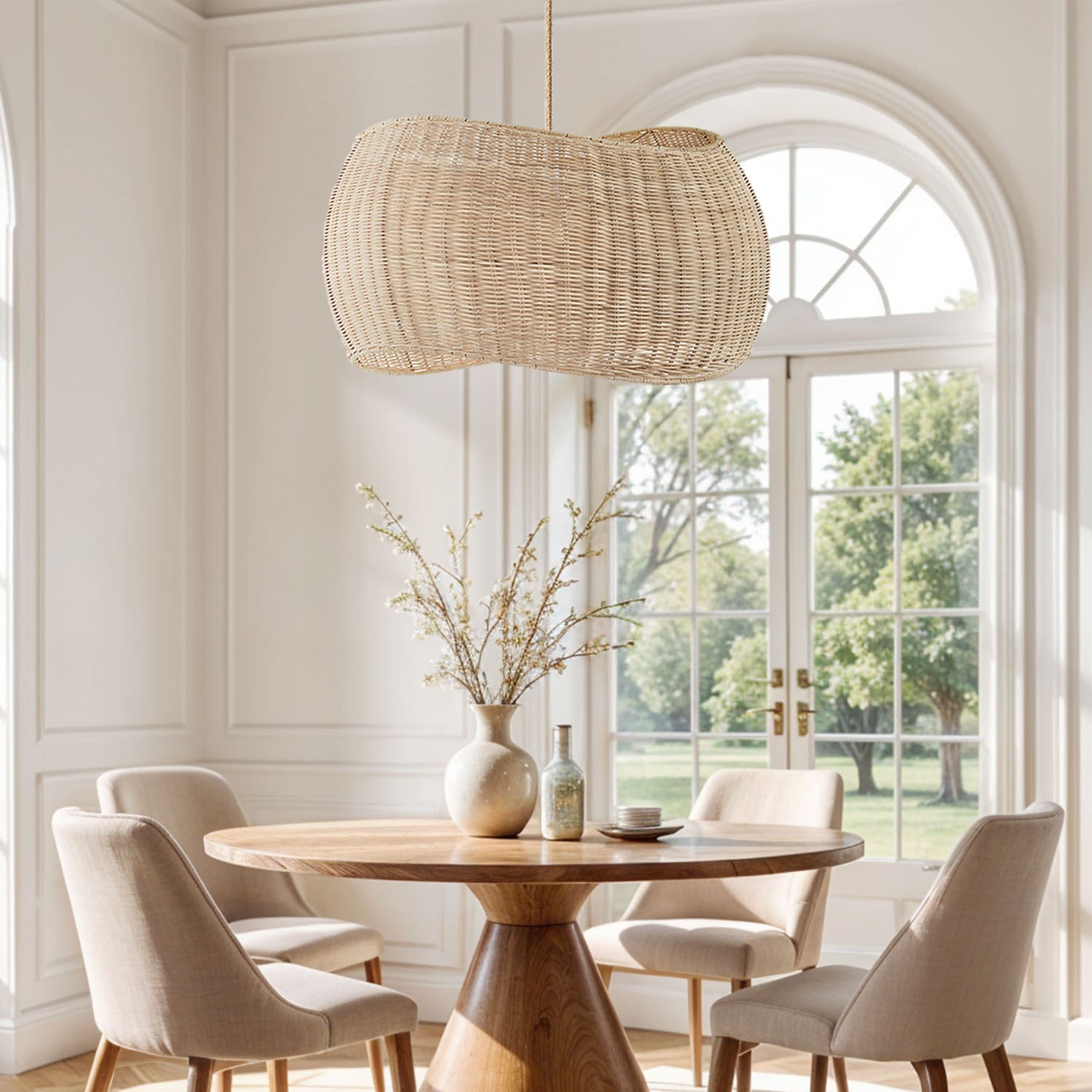 Angelo Rattan Pendant Light