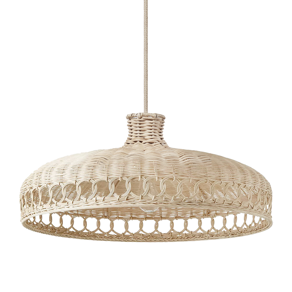 Verona Rattan Pendant Light