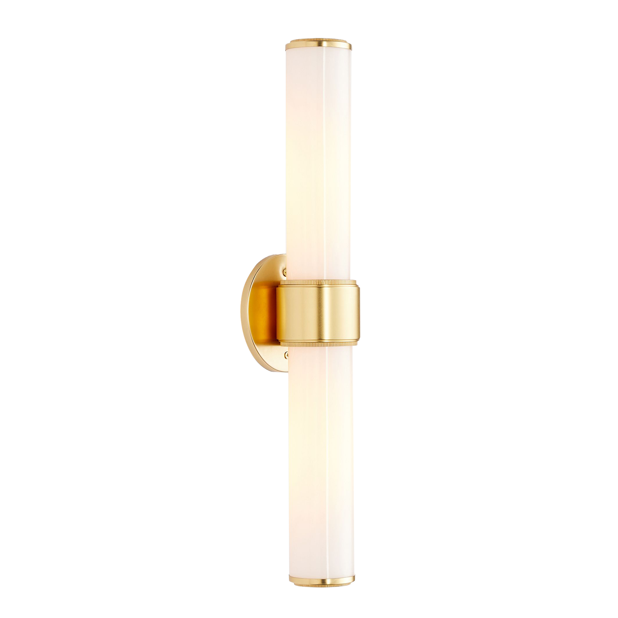 Saber Double Glass Sconce