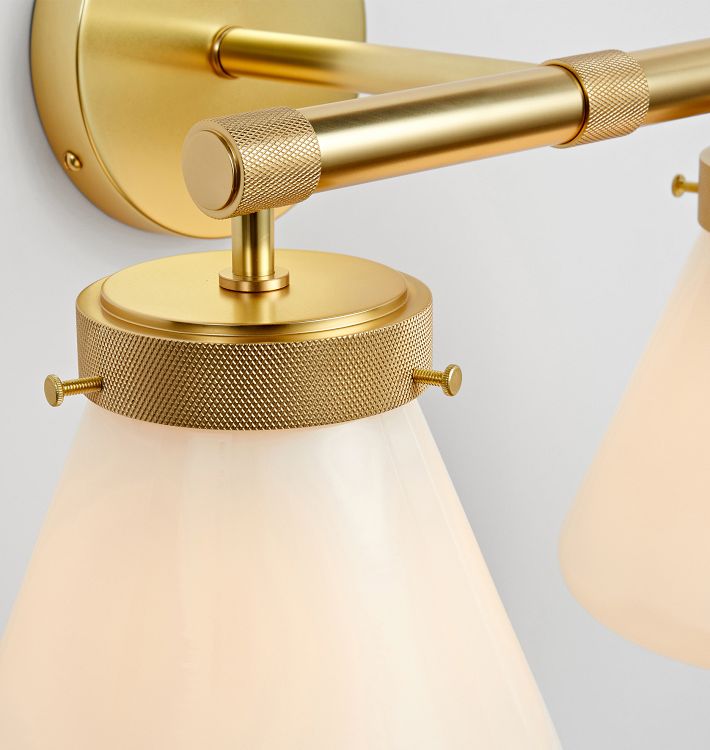 Plump Dual-Arm Wall Sconce